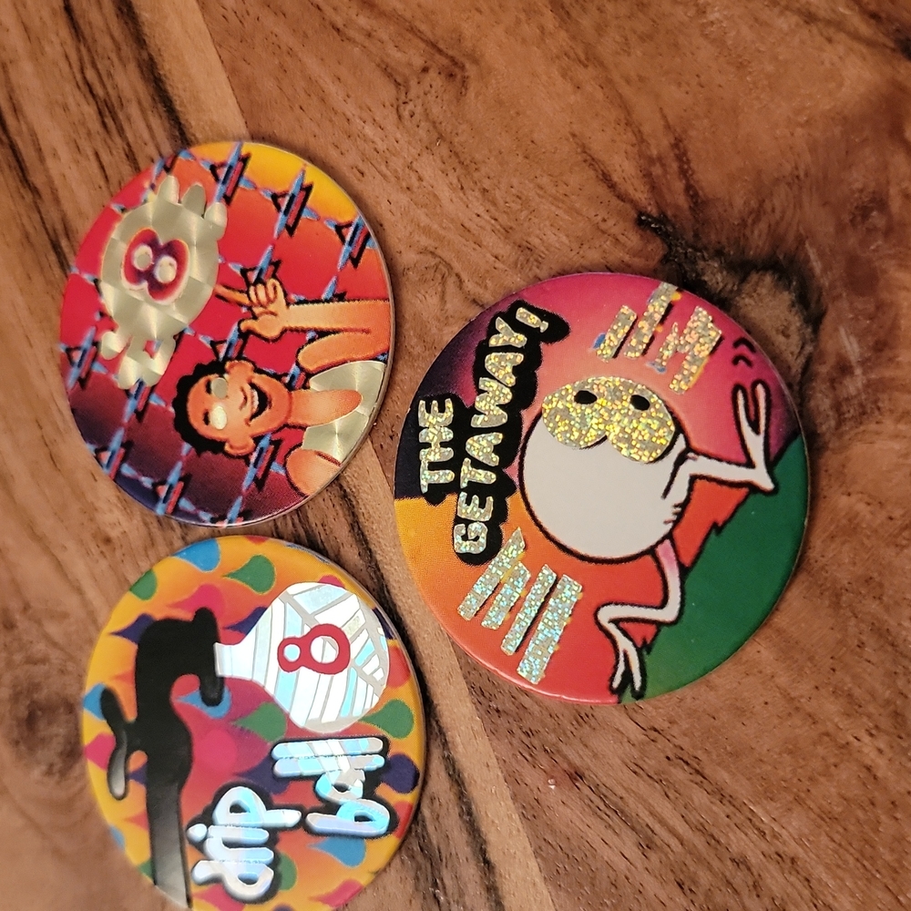 Set of 3 8ball holographic